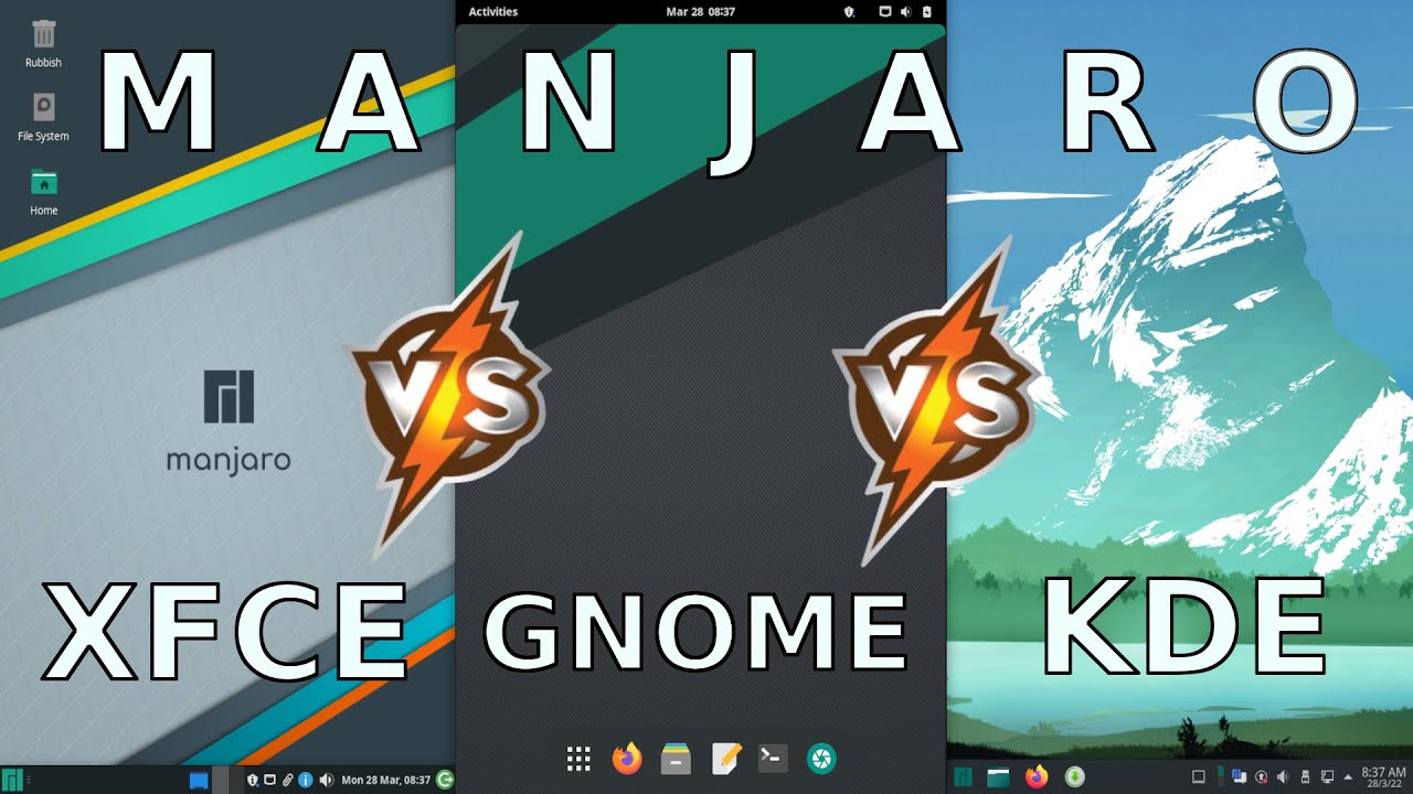 Which Is The Best Desktop Environment KDE Xfce Or GNOME