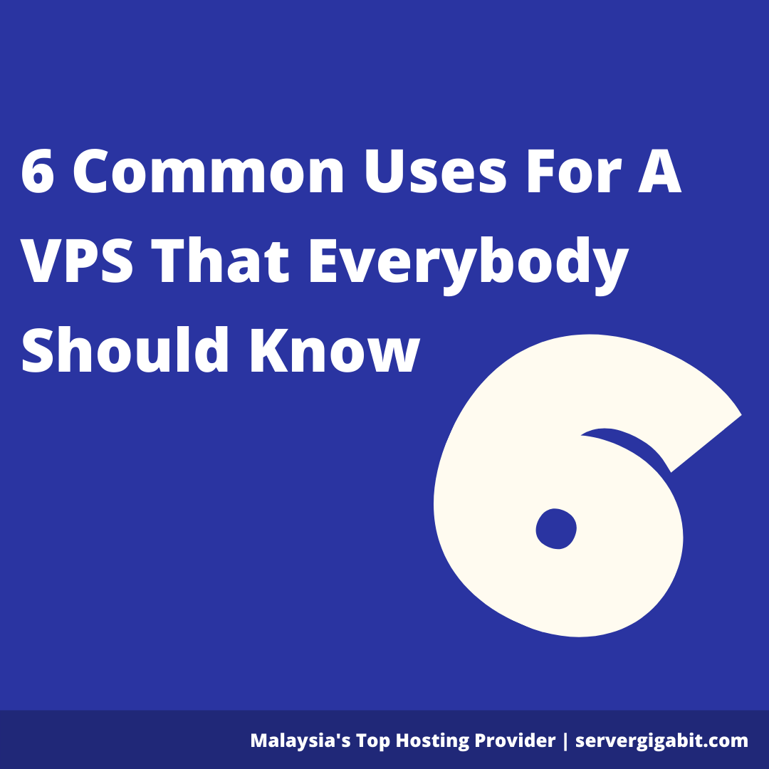 Server Gigabit 6 common VPS uses