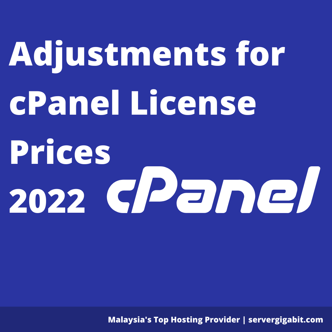 cPanel Prices Update