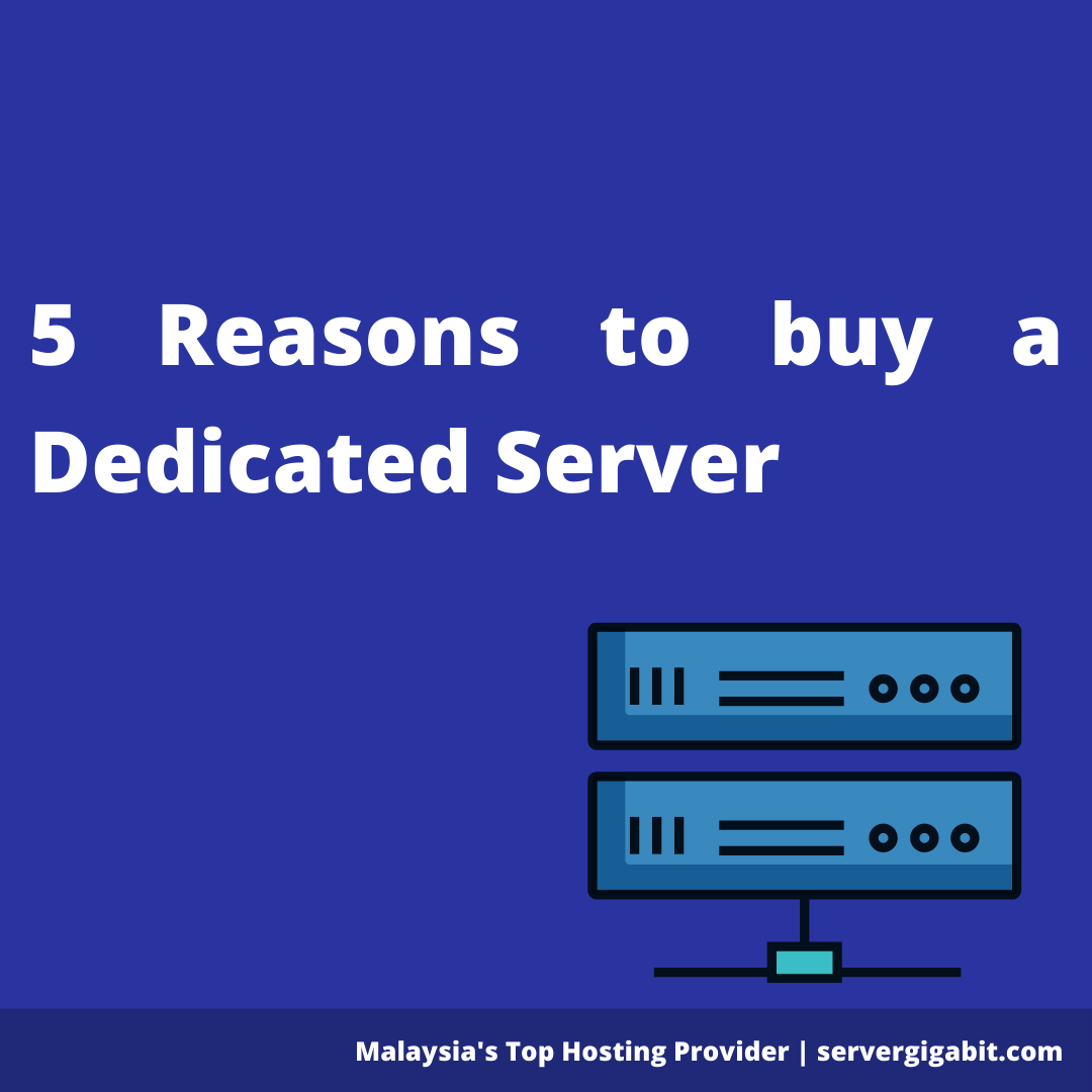 5 reasons to buy a dedicated server