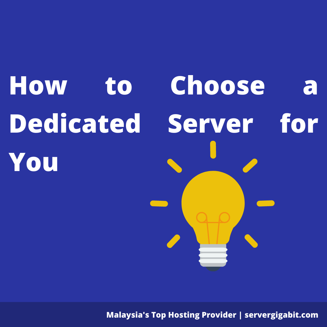 How to choose a dedicated server