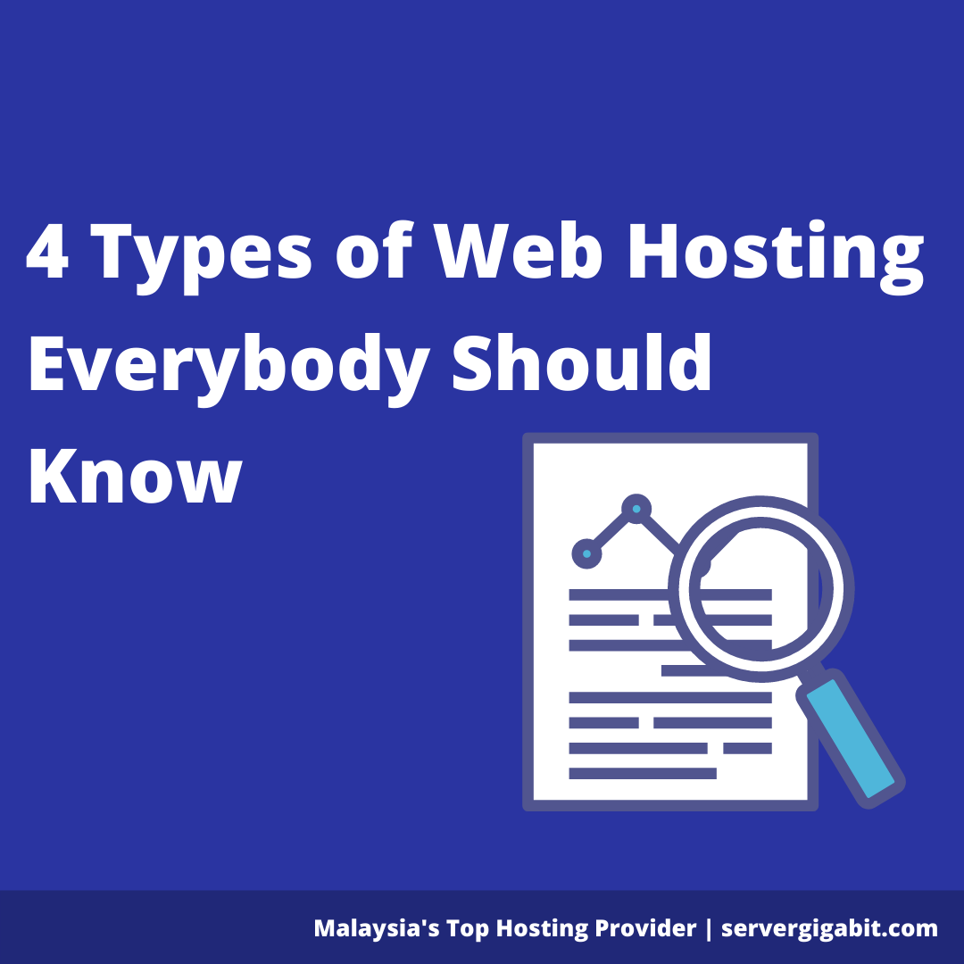 4 Types of Web Hosting